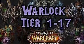 World of Warcraft - Warlock Tier 1 to 17 All Armor Sets