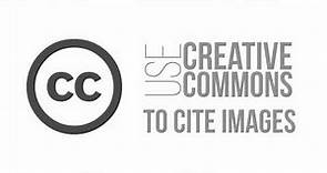 Cite Images Using Creative Commons