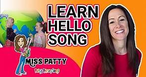 Learn Greeting Song for Children | Hello Song by Patty Shukla Nursery Rhyme
