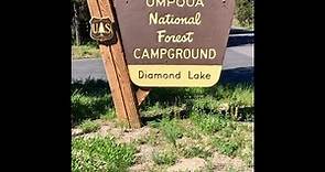 Diamond Lake Campground in the Umpqua National Forest