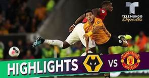 Wolverhampton vs. Manchester United: 1-1 Goals & Highlights | Premier League | Telemundo Deportes