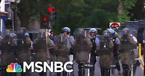 Protestors Forced Out Of Lafayette Park Before Trump Visits Church | MSNBC
