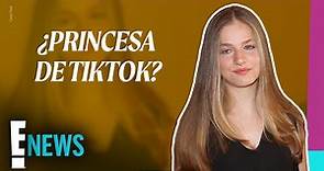 Se viraliza supuesto video de la princesa Leonor haciendo un challenge de Tiktok.