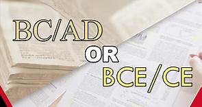 BC/AD or BCE/CE?