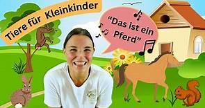 Tiere für Kleinkinder - Part 1 | Tiere für Kinder | Lernen für Kleine mit Miss Josi