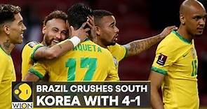 Brazil's massive victory over South Korea with 4-1 in the World Cup | World News | WION