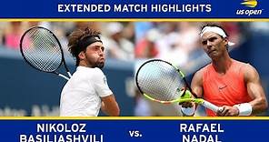 Extended Highlight: Nikoloz Basilashvili vs. Rafael Nadal | 2018 US Open, R4