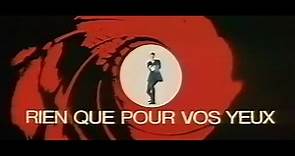 RIEN QUE POUR VOS YEUX (1981) Bande Annonce VF - HQ