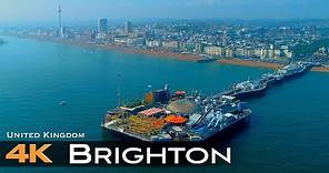 BRIGHTON 🇬🇧 4K Drone Aerial | United Kingdom England