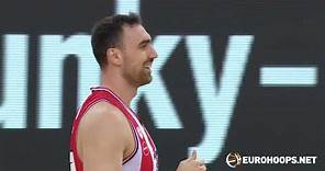 Nikola Milutinov Career high 20 rebounds (20 pts, 40 PIR) 🎯 Olympiacos - Maccabi 89-72
