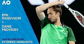 Emil Ruusuvuori v Daniil Medvedev Extended Highlights | Australian Open 2024 Second Round