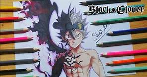 How to Draw - Asta Demon Form - Step by Step _ (Black Clover)