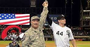 The white sox made sure rob brantly's father celebrated retirement from air force in style