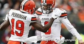Breshad Perriman 2018 Cleveland Browns Highlights HD