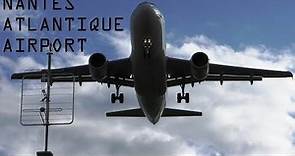 [4K] NANTES ATLANTIQUE AIRPORT PLANE SPOTTING