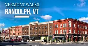 Vermont Walks - Randolph, VT - A short summertime walk down main street ・ 60fps ・ 4K