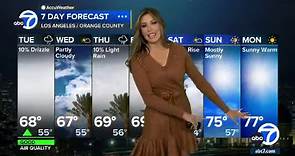 Latest weather with Leslie Lopez
