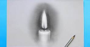 Candle Drawing | How to Draw a Candle 🕯