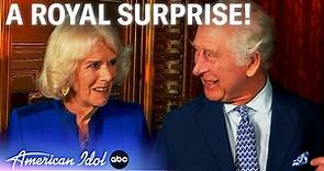 A Royal Surprise From Their Majesties King Charles III And Queen Camilla - American Idol 2023