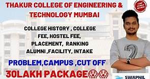 THAKUR COLLEGE OF ENGINEERING & TECHNOLOGY MUMBAI | FEE | CUT OFF | PLACEMENT