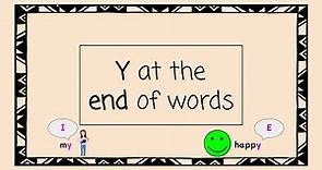 Y at the End - 4 Minute Phonics