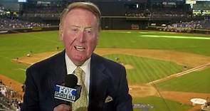 Vin Scully, longtime broadcaster for the Dodgers, dies at 94