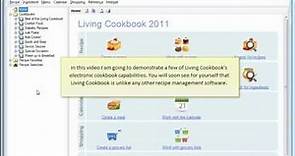How to use Living Cookbook Recipe Software as an electronic cookbook