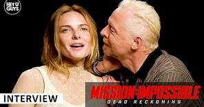 Rebecca Ferguson & Simon Pegg Mission: Impossible Dead Reckoning Part 1on the true hero of the films