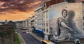 El impresionante mural de Julio César, en Lugo, nombrado mejor grafitti del mundo