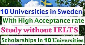 10 Universities in Sweden for International Students | Study in Sweden | Scholarships in Sweden
