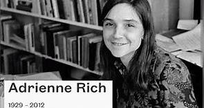 About the author Adrienne Rich/ Biography of Adrienne Rich