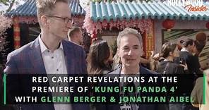 Glenn Berger & Jonathan Aibel Spill Secrets on 'Kung Fu Panda 4' World Premiere | Jack Black