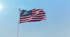 Bandera de Estados Unidos Flameando Marcha Yanki The Stars and Stripes Forever