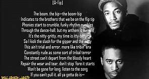 A Tribe Called Quest - Push it Along (Lyrics)