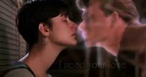 UNCHAINED MELODY - Theme from "Ghost" movie (Lyrics)