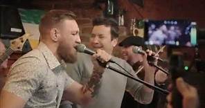 Conor McGregor & Jimmy Fallon sing "Whiskey in the Jar" in New York