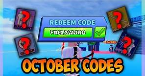 ALL NEW WORKING CODES FOR BLADE BALL IN OCTOBER 2023 (Blade Ball All New) | Roblox