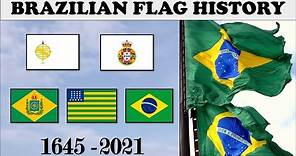 Brazilian Flag History. Every flag of Brazil 1645-2021.