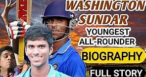 Washington Sundar Biography || Youngest Indian All-rounder