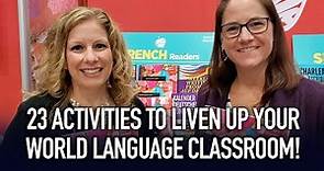 23 Activities to Liven Up Your World Language Classroom