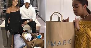 Footballer Raheem Sterling and girlfriend Paige Milian are happy buying clothes from Primark