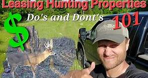 How to Lease Whitetail Hunting Property