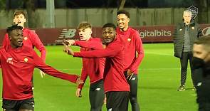 Ainsley Maitland-Niles trains for the first time