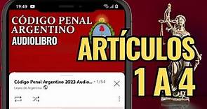 Artículos 1 a 4 - Código Penal Argentino Audiolibro