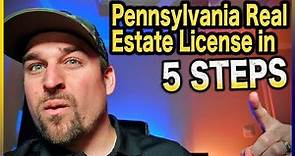 How to Become a Licensed Real Estate Agent in Pennsylvania
