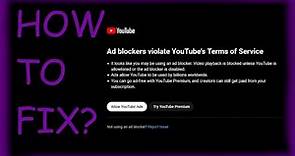 Simplest YouTube Detecting AdBlock Workaround