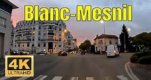 Downtown Le Blanc-Mesnil - Driving- French region