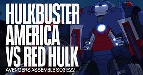 Hulkbuster Avengers versus Red Hulk | Avengers Assemble