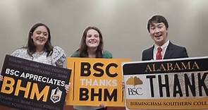 To the City of Birmingham:... - Birmingham-Southern College