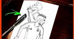 Cómo dibujar a Messi y Cristiano Ronaldo, club de fútbol